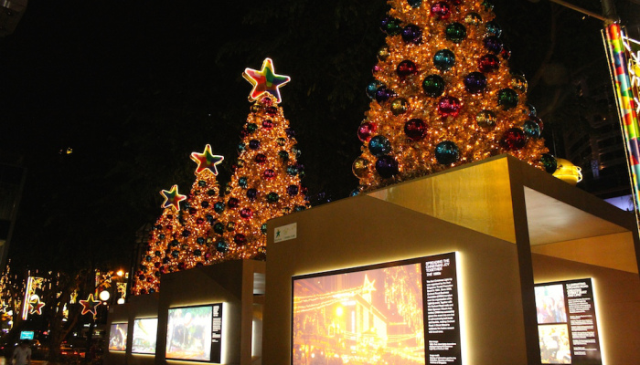Where and when are the best Christmas decorations and celebrations in Singapore